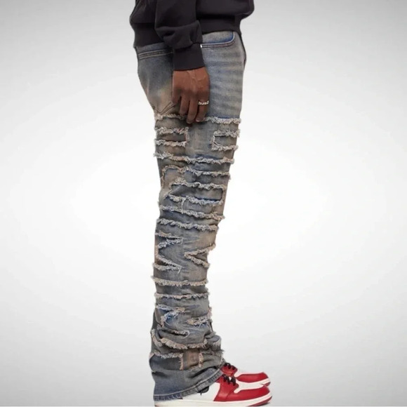 HOMME FEMME TWILIGHT SUNSET JEANS 32 - Picture 4 of 13